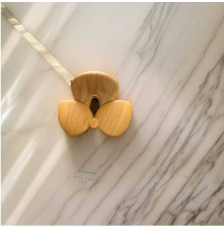 Vintage Wooden Finish Hair Clutcher Set