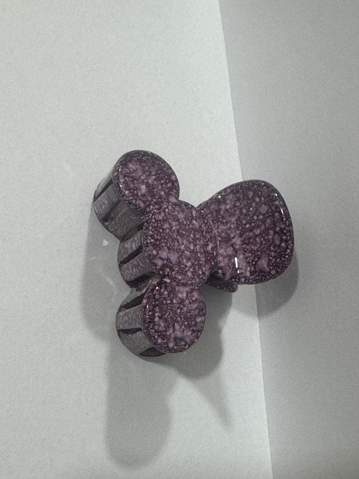 Dot Print Round Hair Clutcher