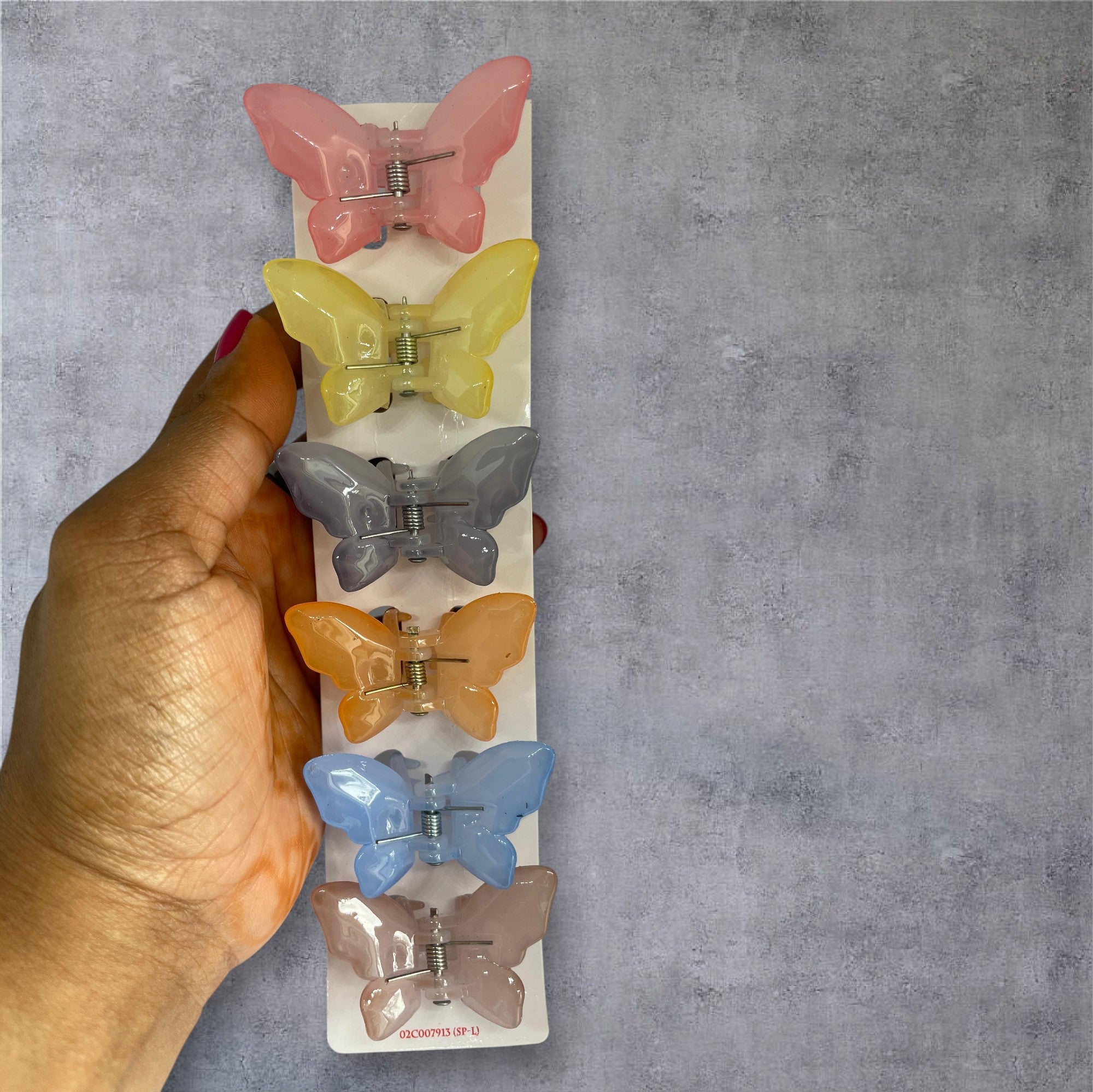 Pastel Butterfly Hair Clutcher Set